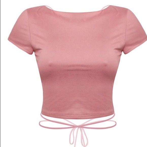 Sold out ‼️🆕🔥 ELLA Crossed Strap Back Crop Top - Picture 3 of 4